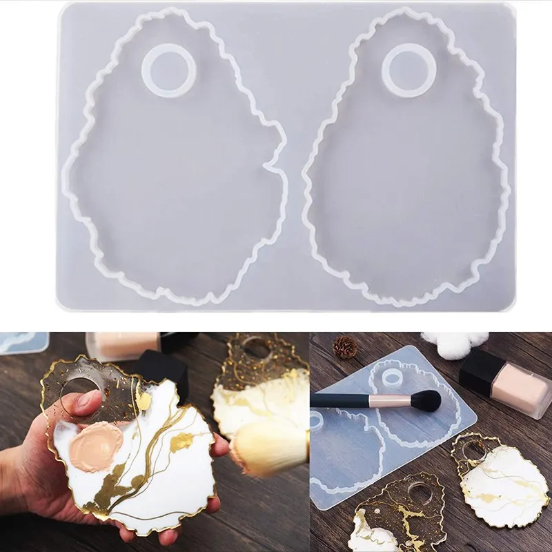 Moule Silicone Palette & Pinceau FPC - Pour Décoration Pâte à Sucre - Neuf