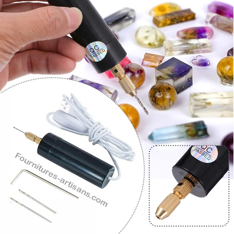 Set Mini perceuse à Main électrique de précision Outil perforation