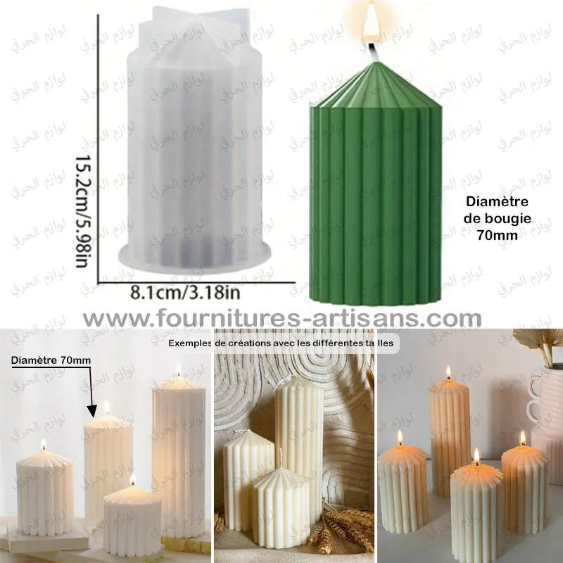 Junhui Moule Silicone 3D Bougie Chat – Forme Mignonne, Pour Bougie, Savon & Résine Époxy