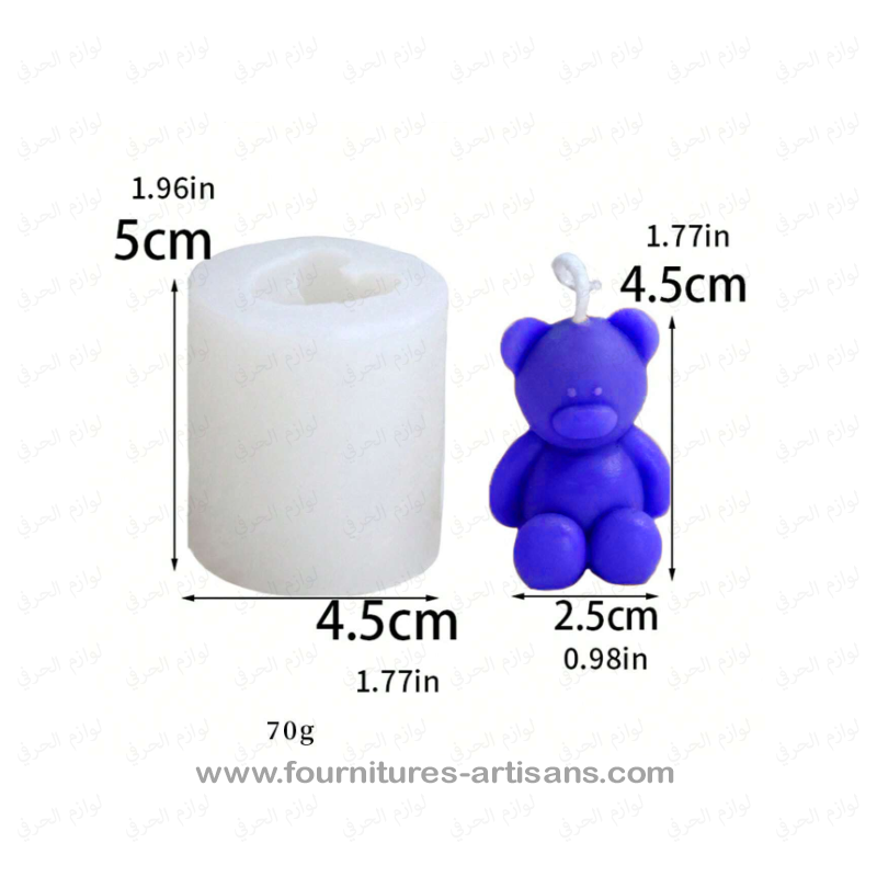 Moule En Silicone Pour Gâteau D'ours En Dessin Animé - Moule En