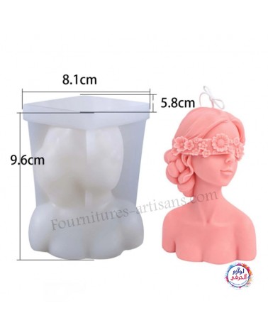 Moule Silicone Corps Femme 3D Fille DIY