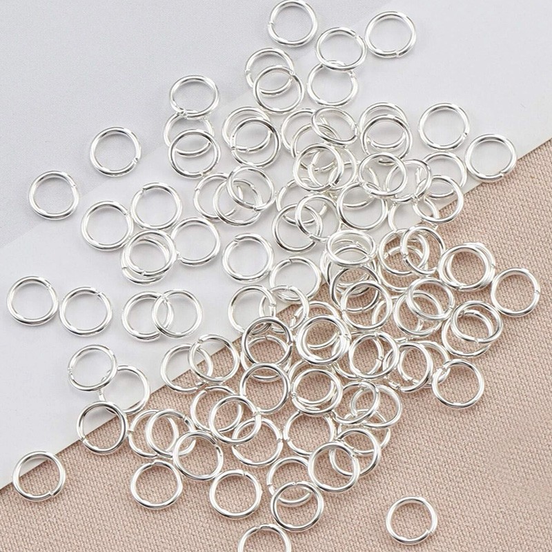 LOT DE 50 ANNEAUX De JONCTION CONNECTEURS Fermés OVALES 16 X 9mm - Foto 3